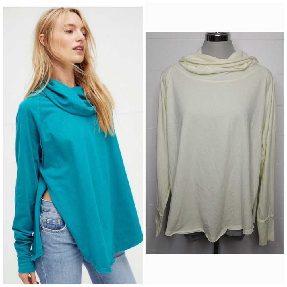 FREE People Dont You Want Me funnel neck tunic size S